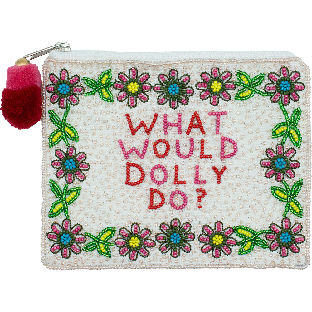 What Would Dolly Do? Beaded Coin Pouch