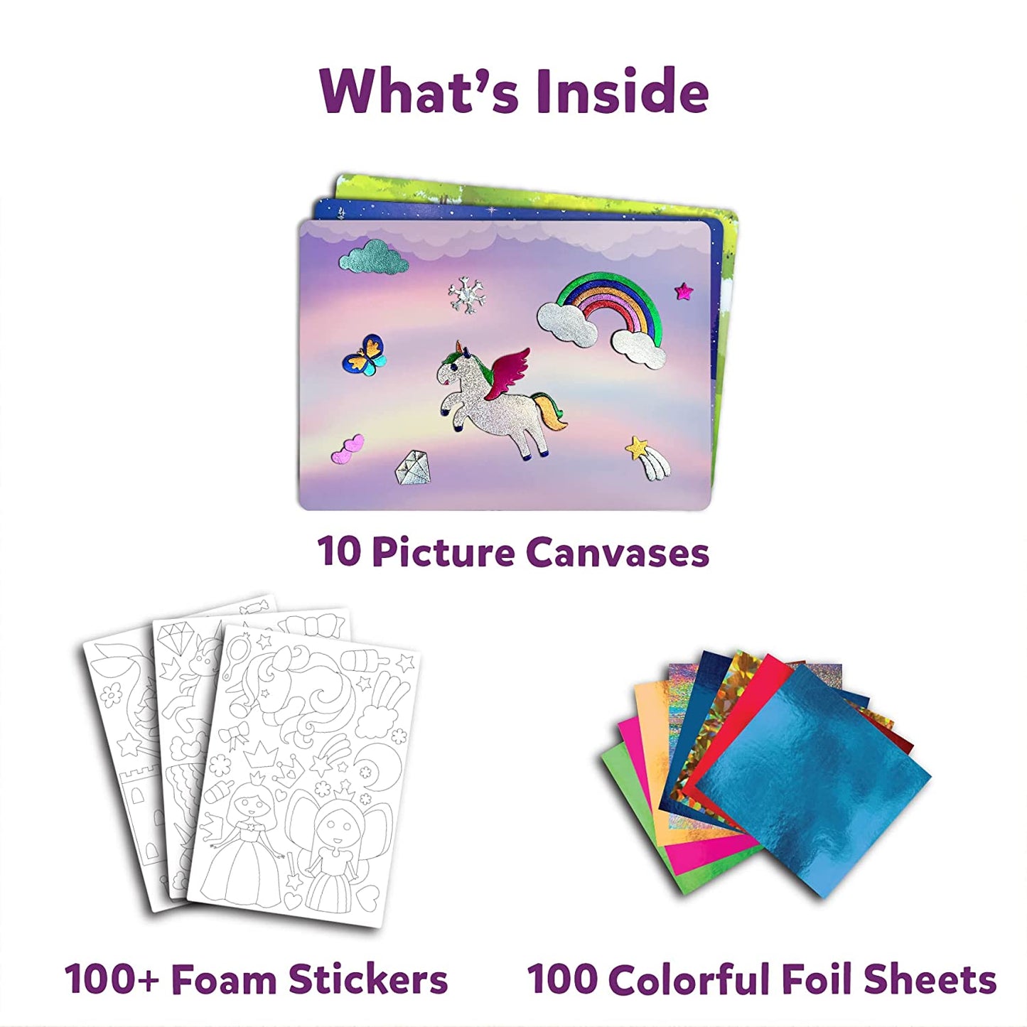 Foil Fun - Unicorn & Princesses