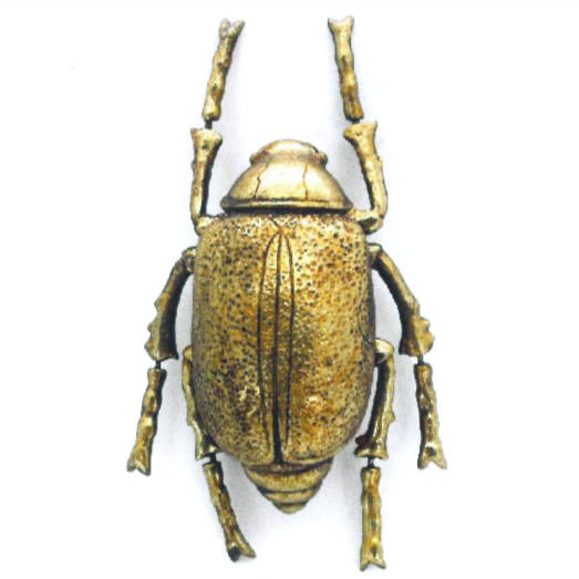 Gold Beetle Wall Decor