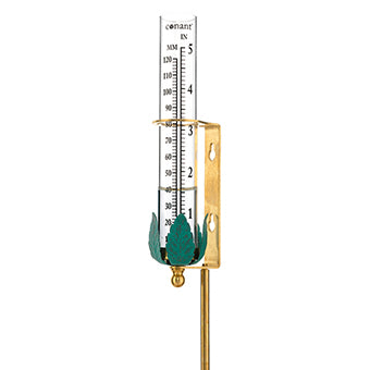 Brass Finish Vermont Rain Gauge