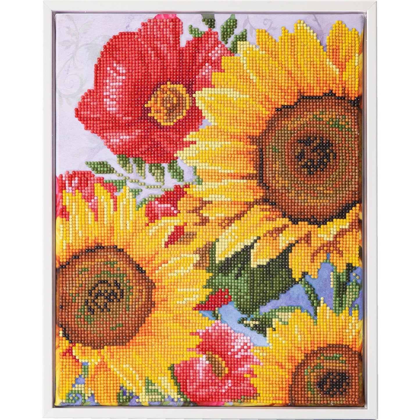 Poppies & Sunflowers Diamond Art