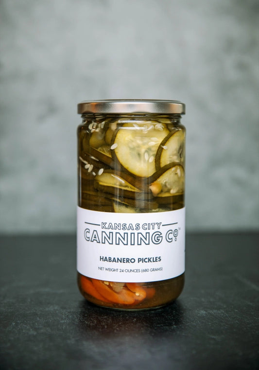 Habanero Cucumber Pickles