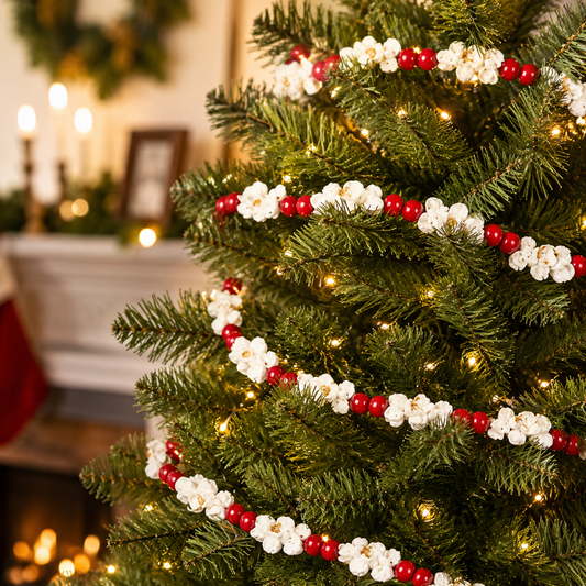 Popcorn and Cranberry Garland