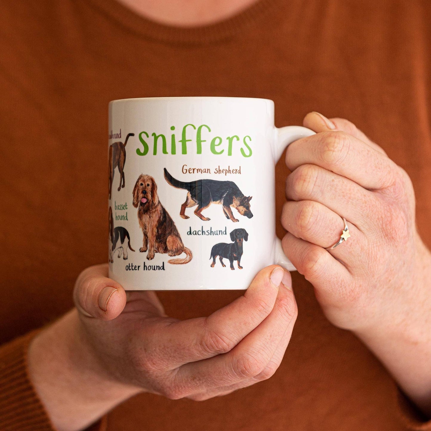 Sniffers Ceramic Dog Pun Mug
