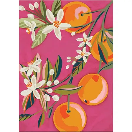 Greeting Card Blank Bright Citrus