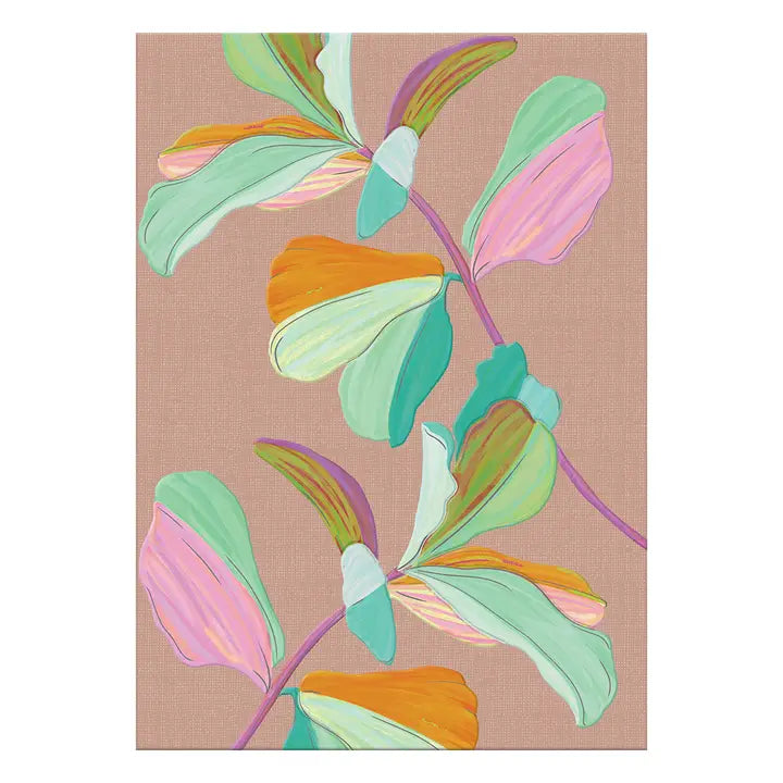 Greeting Card Floral Vines