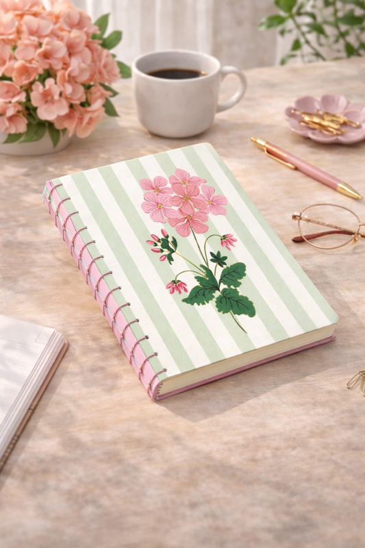 Cabana Blooms Medium Coptic-Bound Journal