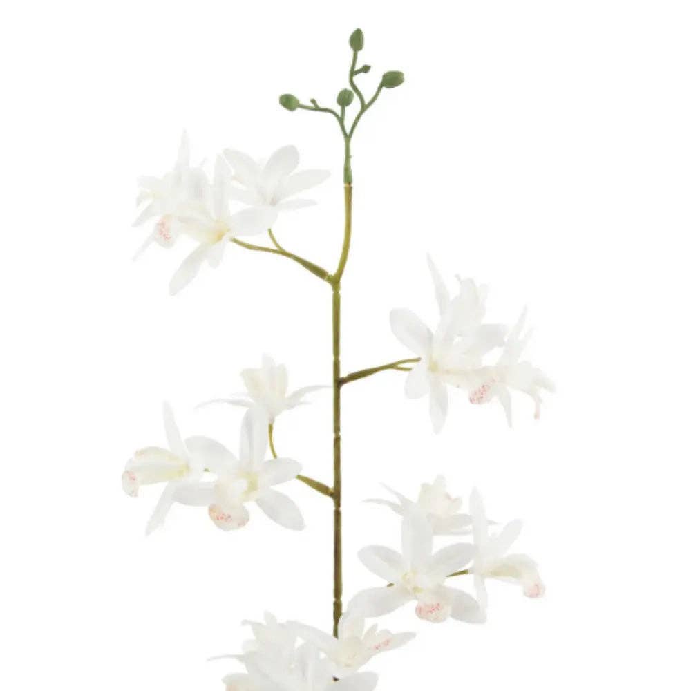 Artificial White Orchid in Vanda Pot