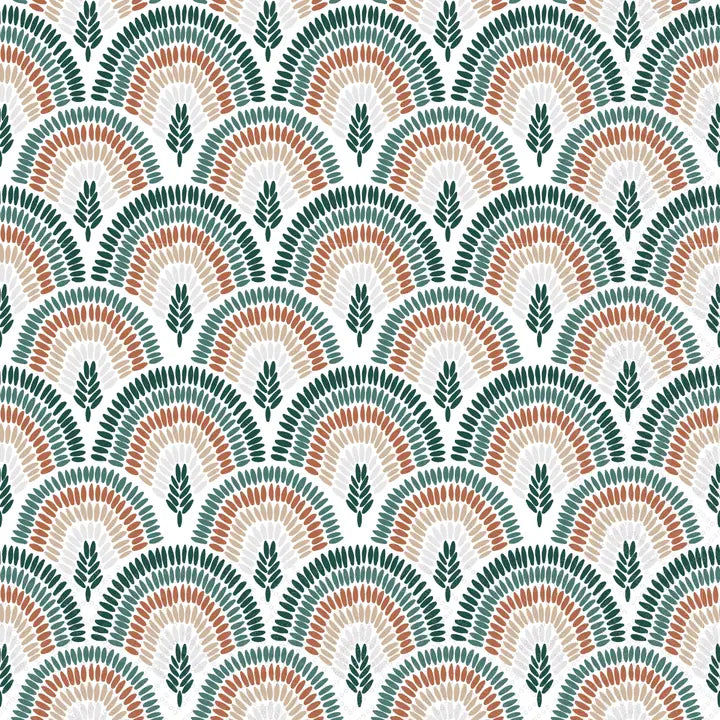 Paper Lunch Napkin Pack of 20 Rainbow Forest Fall