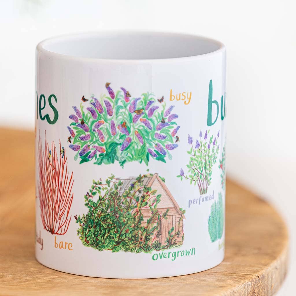 Bushes Ceramic Nature Mug