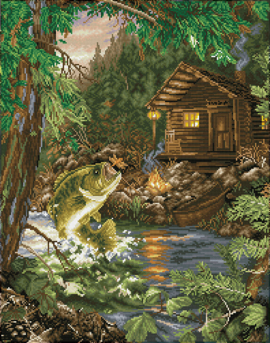 Gone Fishing Diamond Art