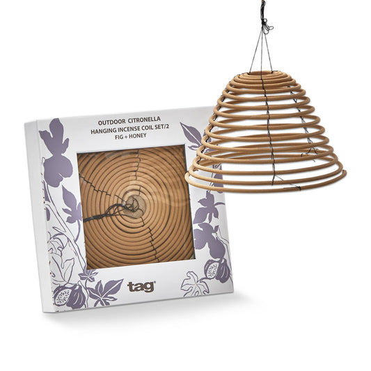 Fig Honey Citro Hanging Coil Set of 2 Citronella Summer