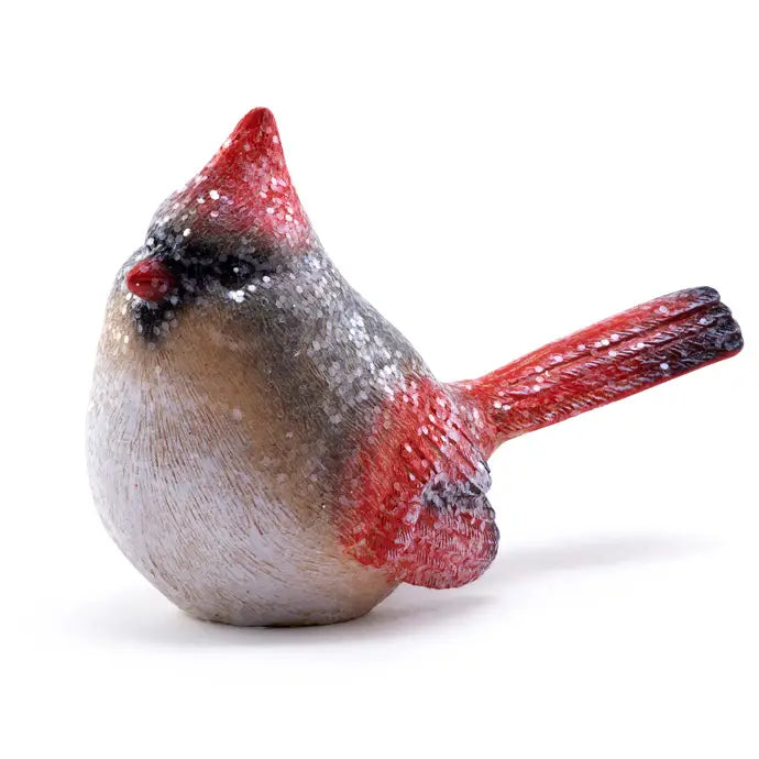 Snowy Cardinal Figurine