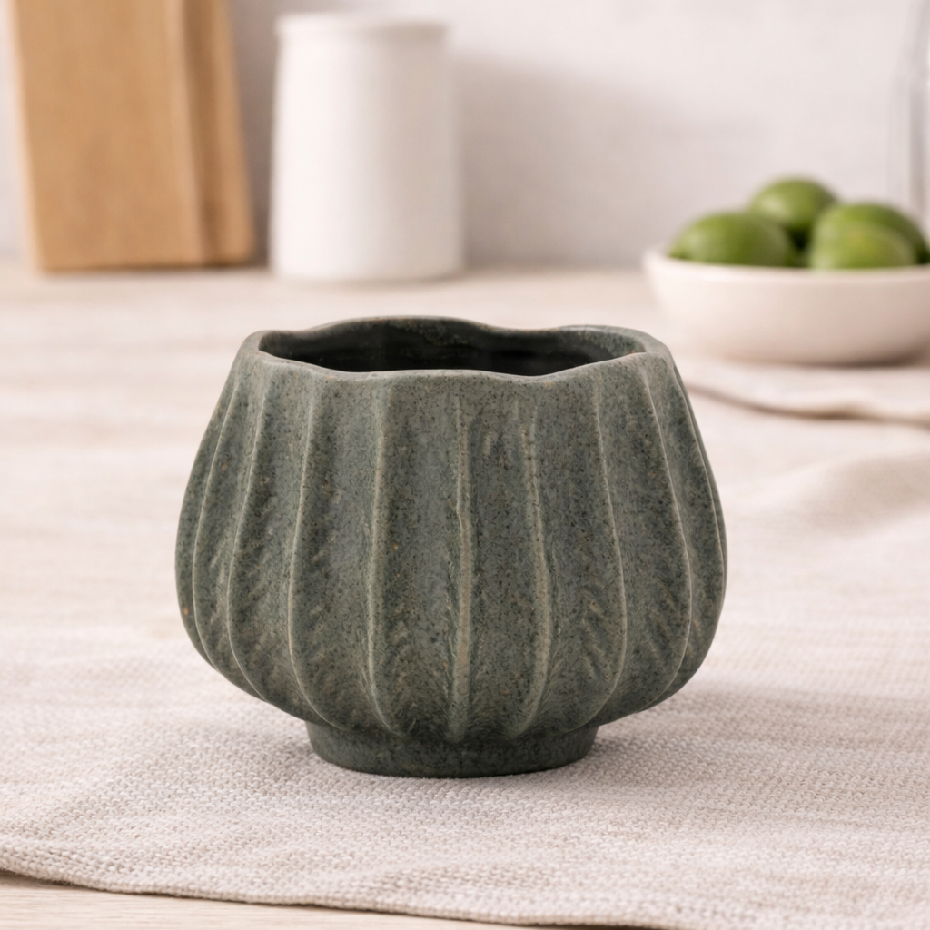 Green Urchin Planter