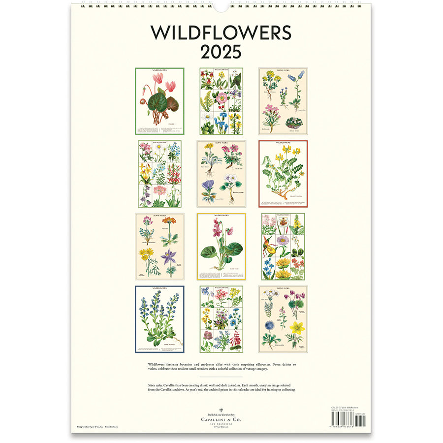 Wildflowers Wall Calendar