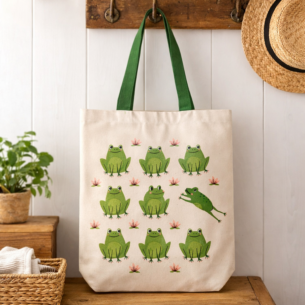 Ribbit Tote Bag
