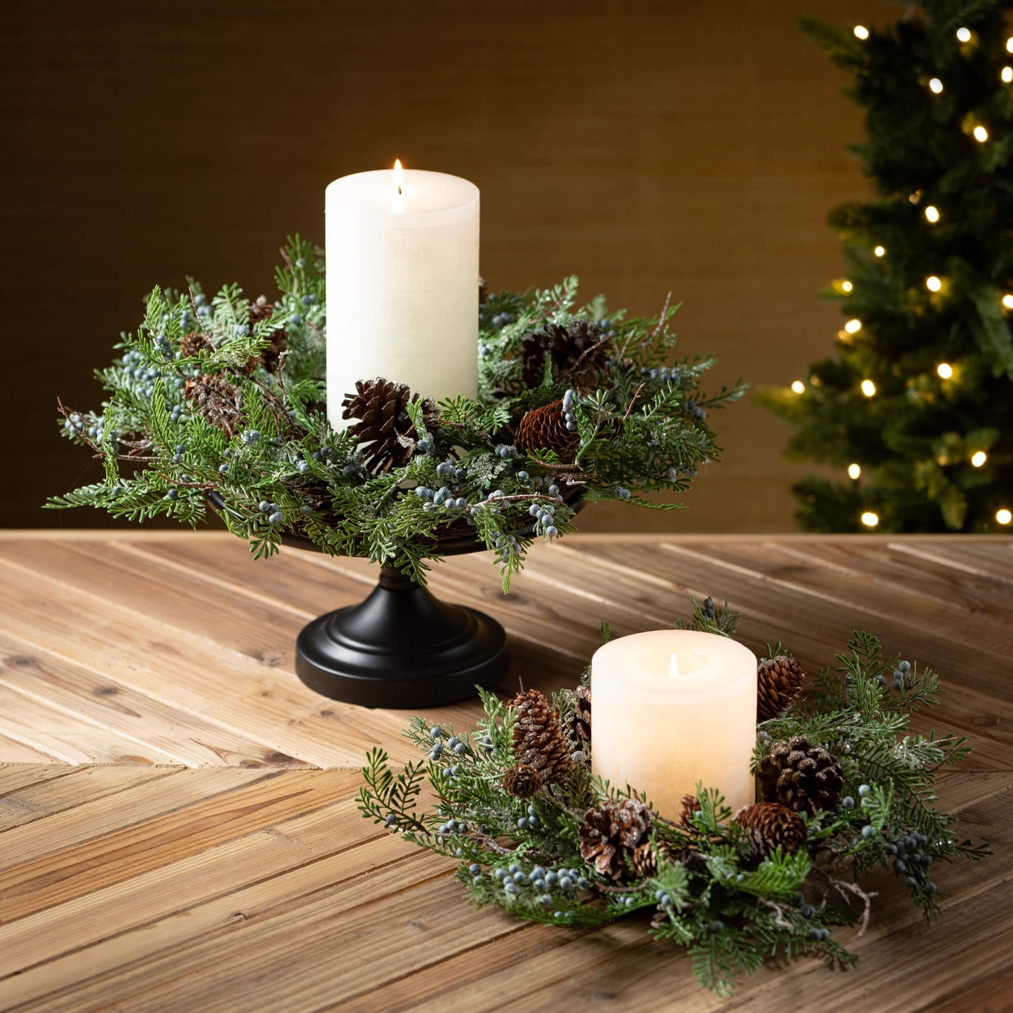 Juniper Berry & Cedar Botanical Candle Ring