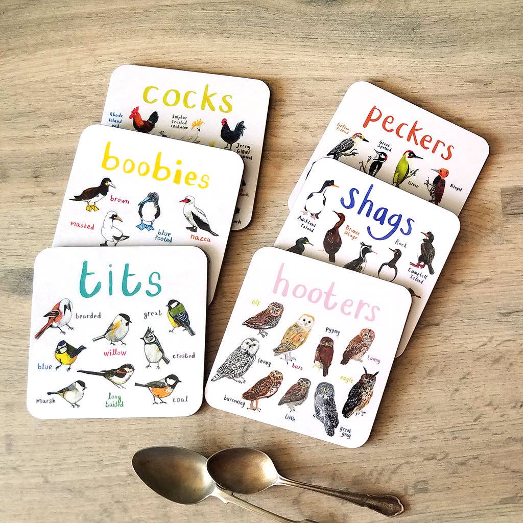 Tits Bird Coaster