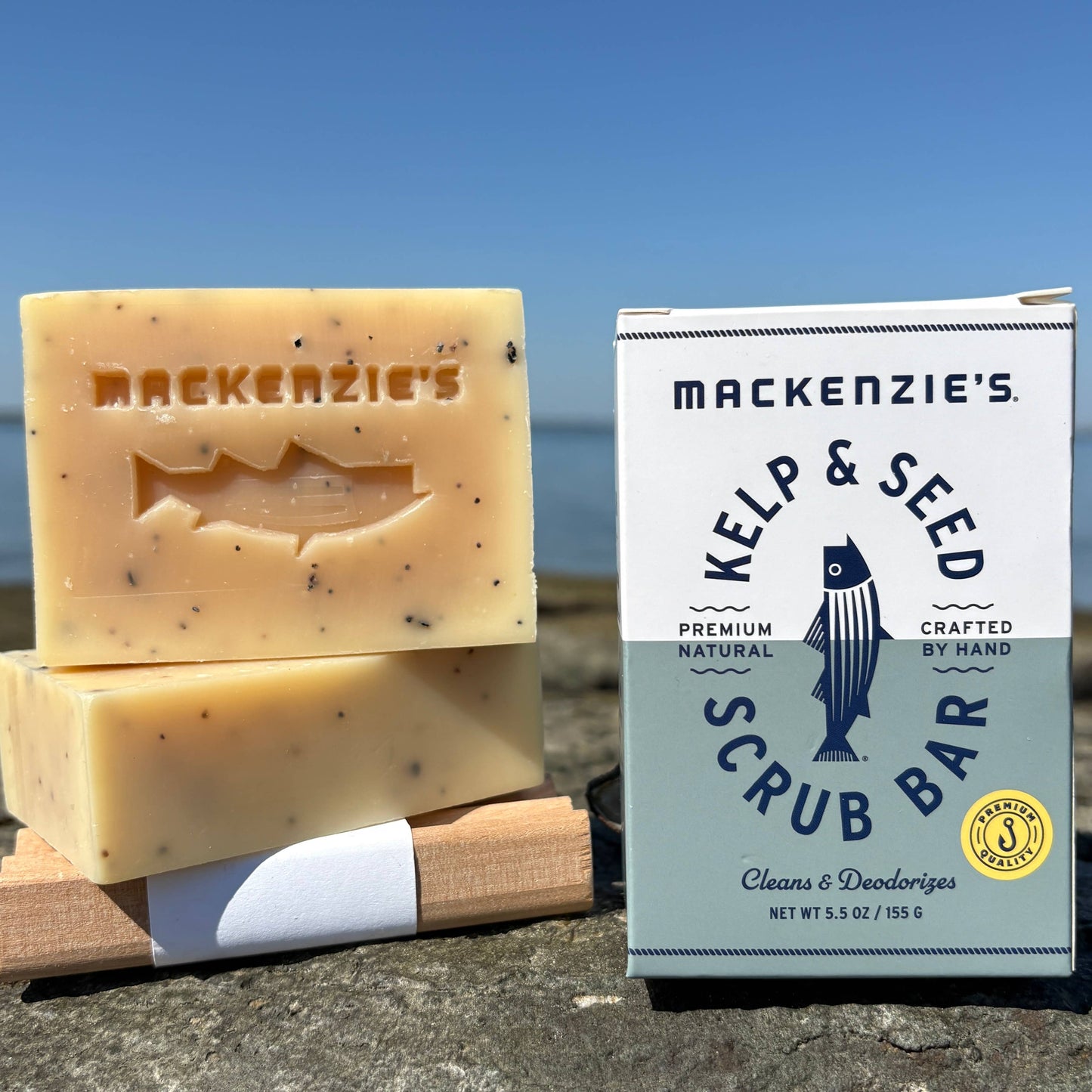 Kelp & Seed Scrub Bar- 5.5 oz