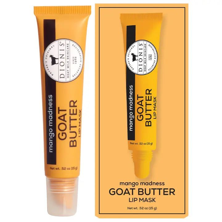 Dionis Mango Madness Goat Butter Lip Mask, .52 oz.