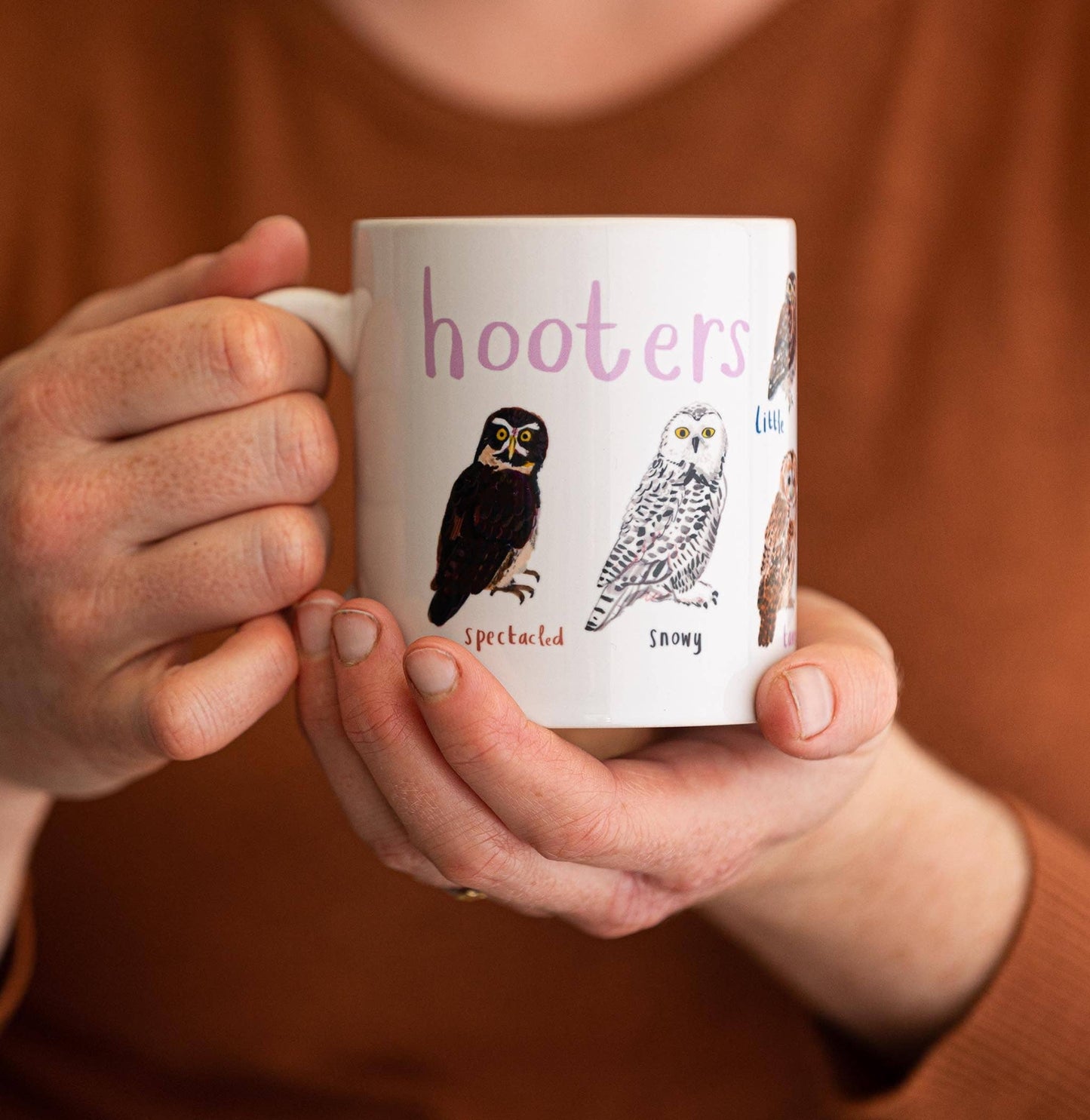Hooters Ceramic Bird Pun Mug