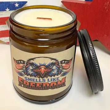 Happy Birthday America Smells Like Freedom Candle