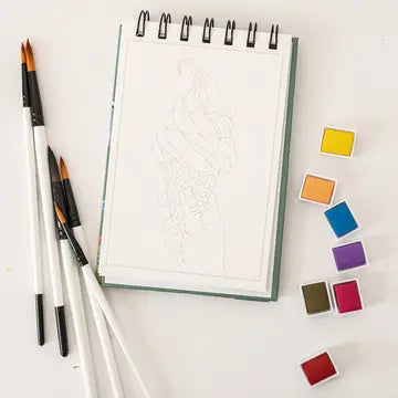 A Little Bit of Summer - Mini Watercoloring Book