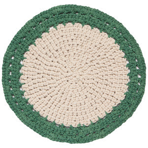 Jade Aura Hand-Knotted Placemat