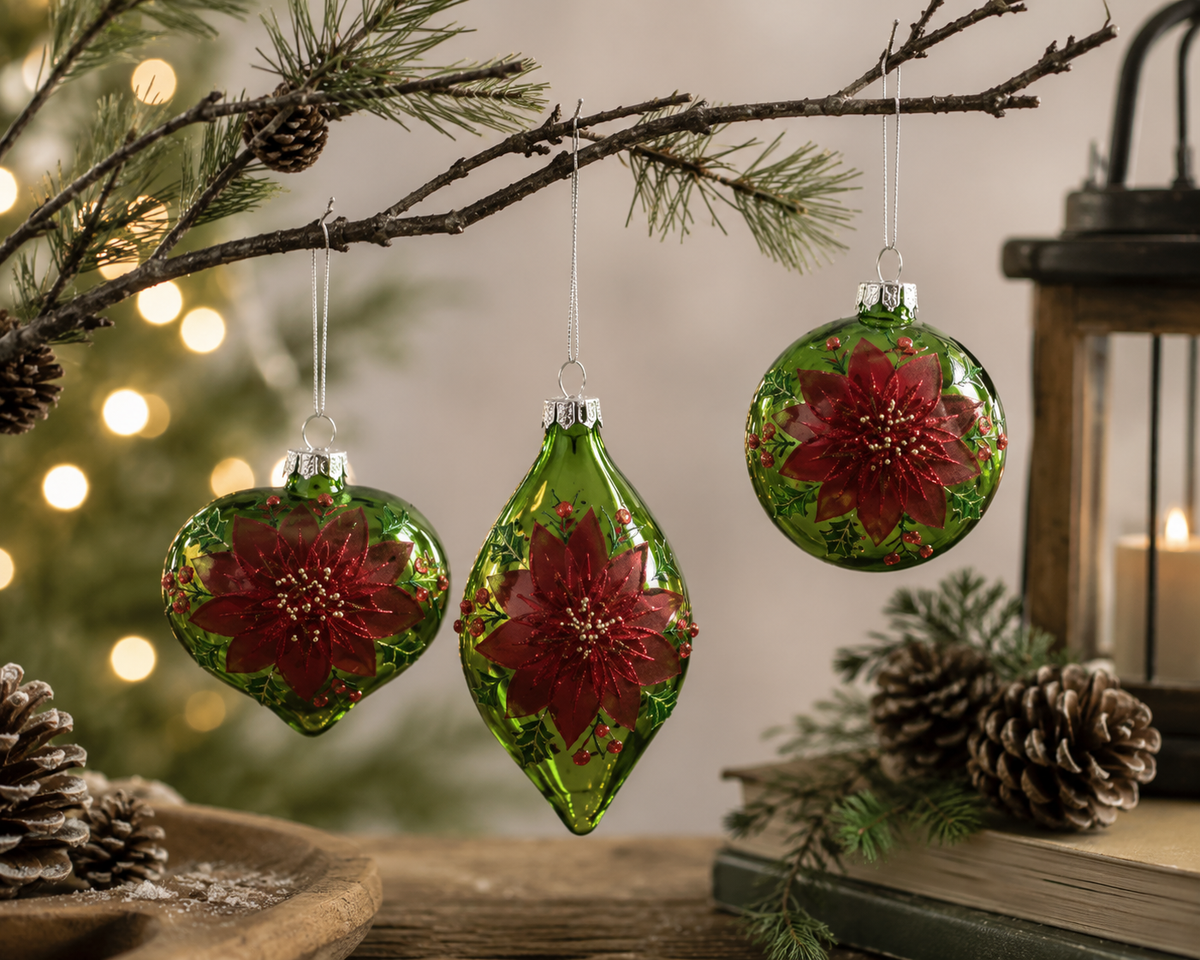 Poinsettia Ornament