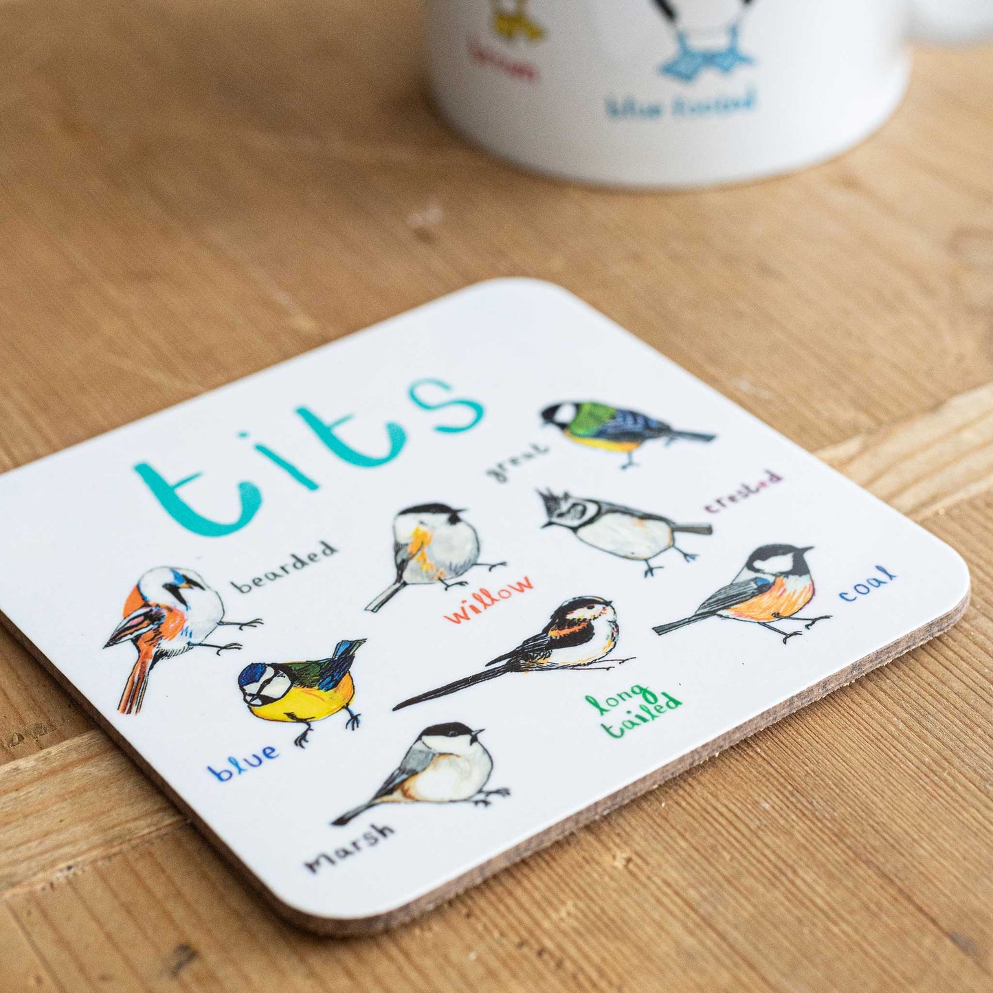 Tits Bird Coaster