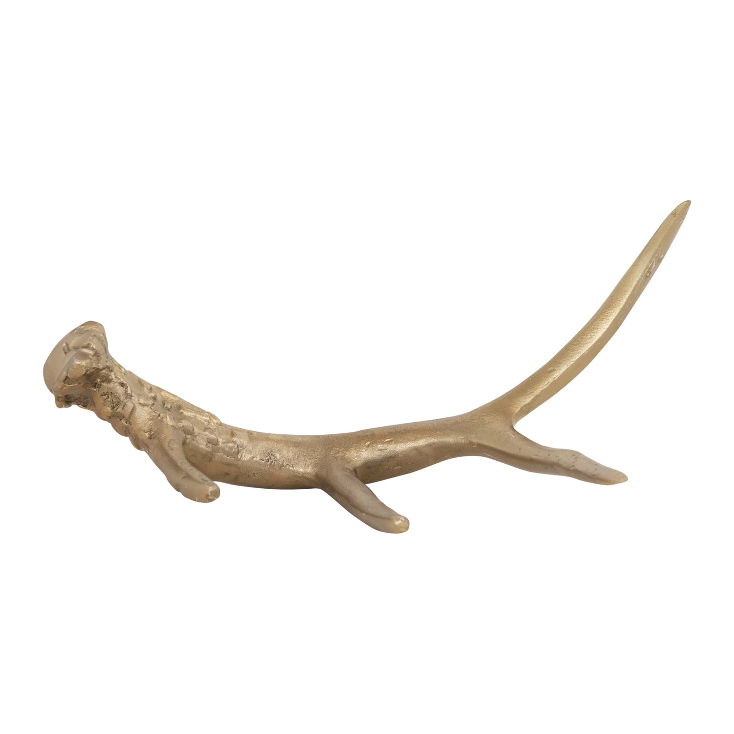 Aluminum Antler with Gold Finish