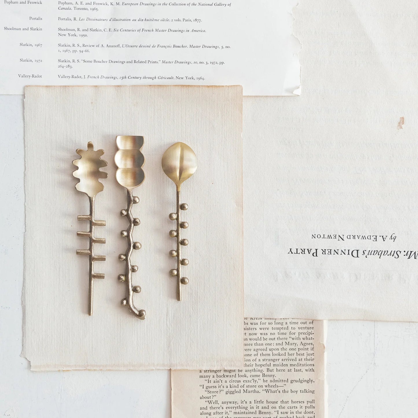 Brass Formed Spoon