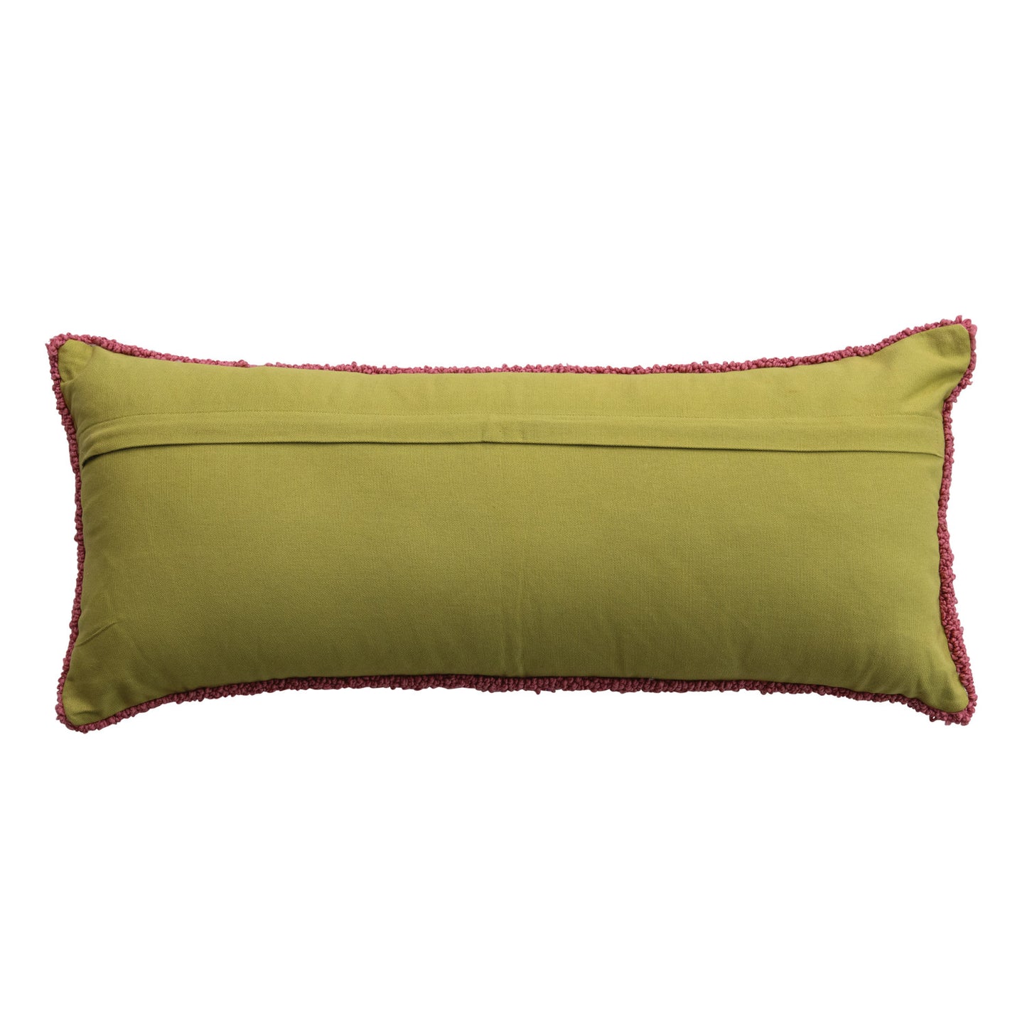 Cotton Tufted Lumbar Pillow "Good In Bed"