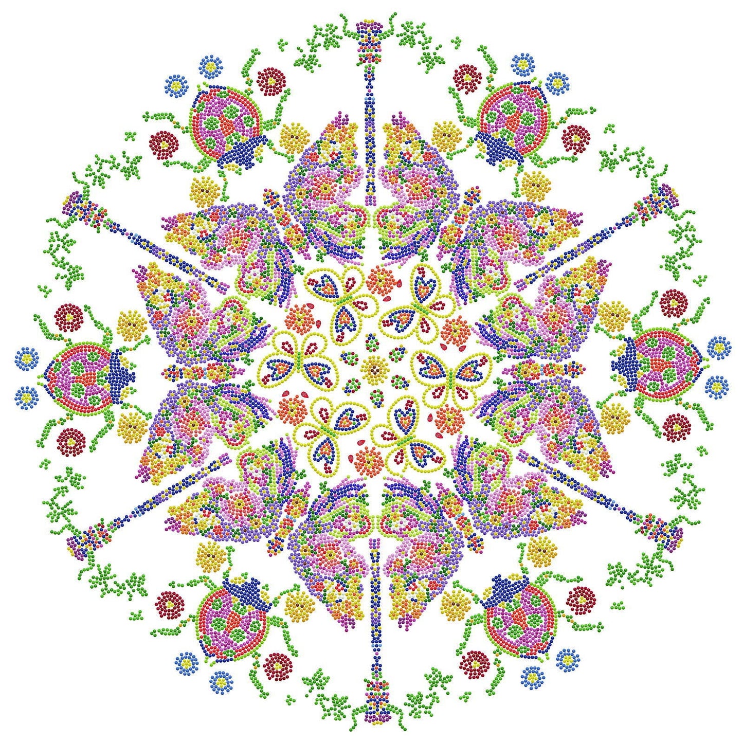 Kaleidoscope Garden Diamond Art