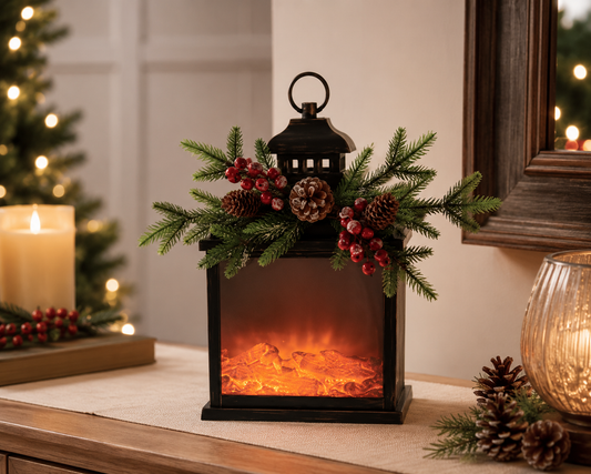 Fire Light Lantern Ornament