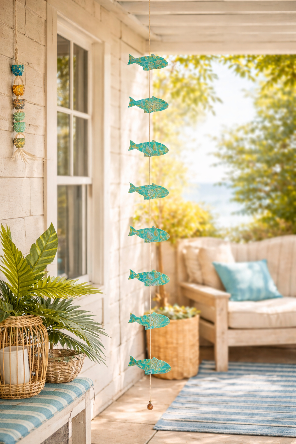 Hand Made Paper/Fish Garland