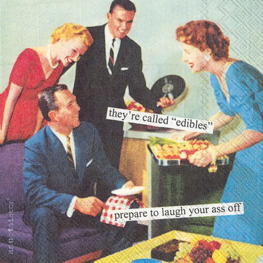 Paper Cocktail Napkins Pack of 20 Anne Taintor Edibles