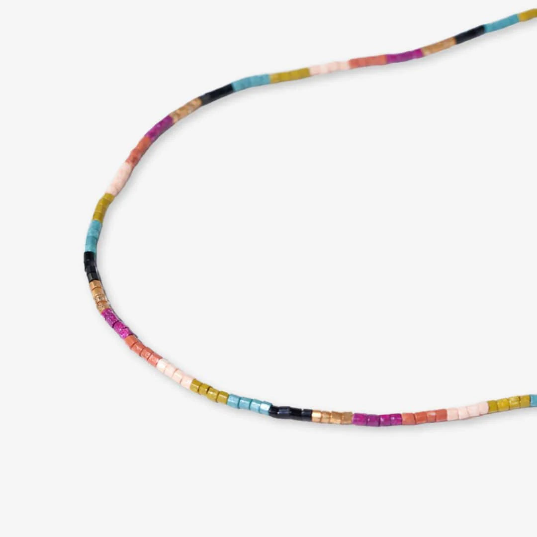 Everly Single Strand Bead Necklace