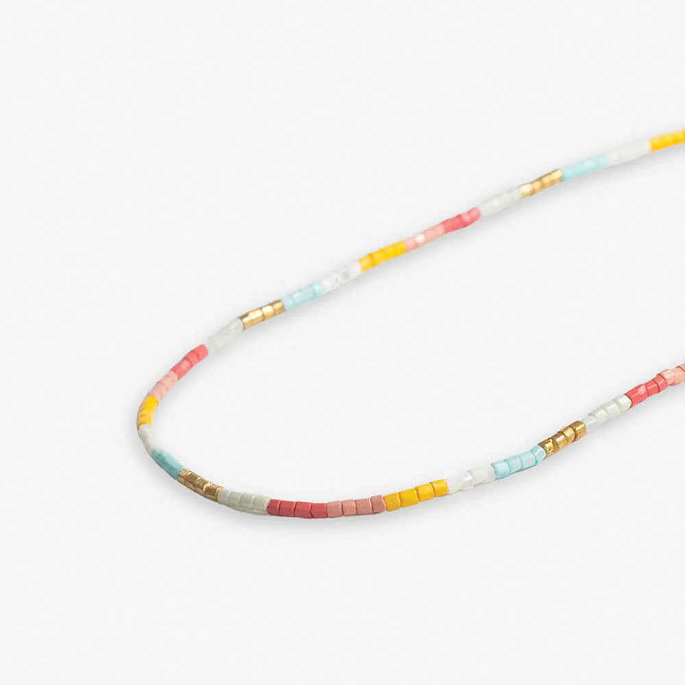 Everly Single Strand Bead Necklace