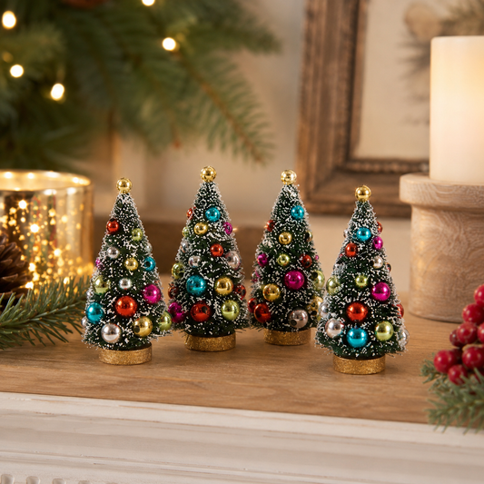 Sisal Tree in Gift Box - Set of 4