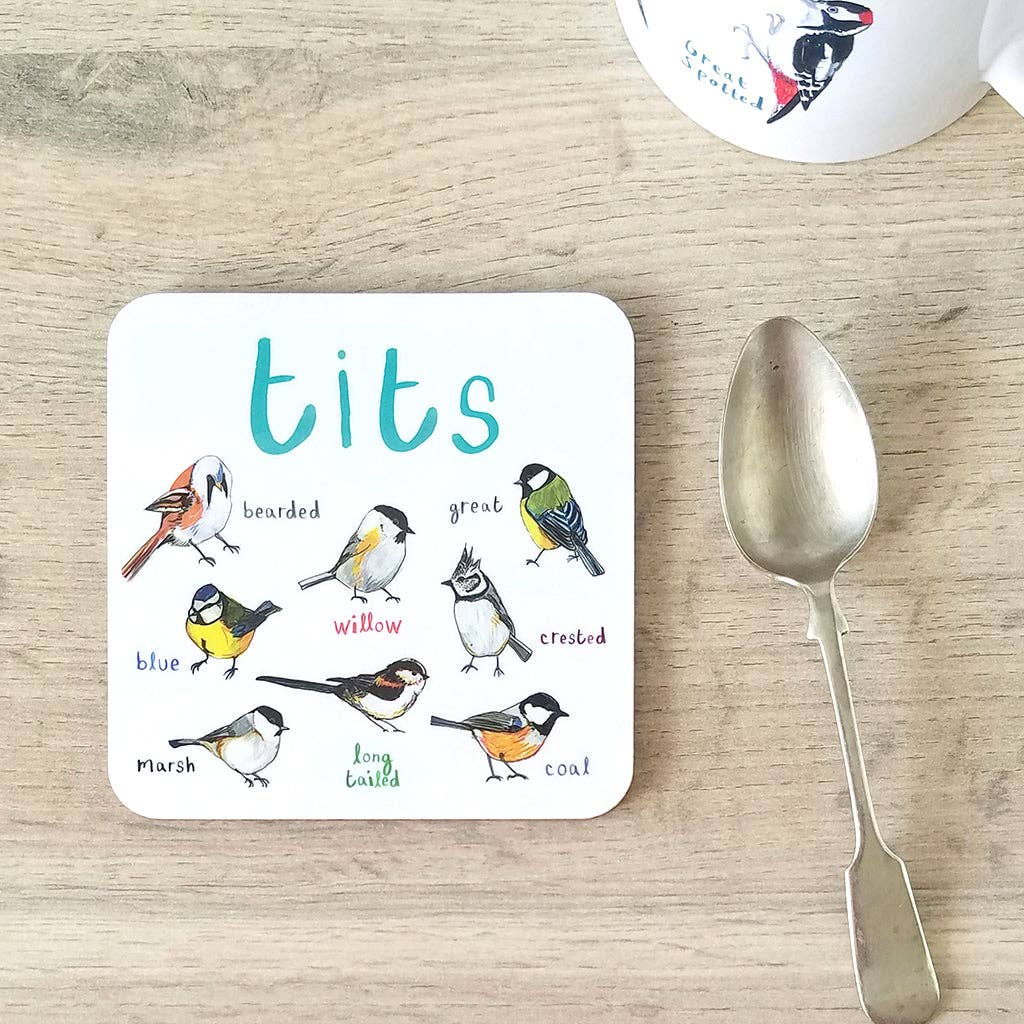 Tits Bird Coaster