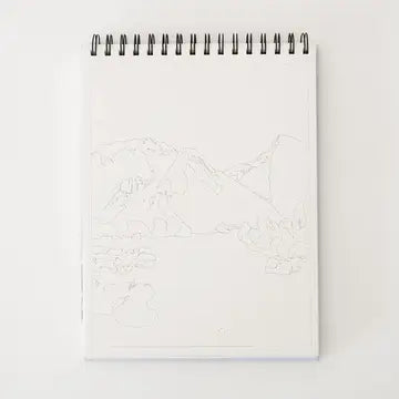 Landscape Watercoloring Book