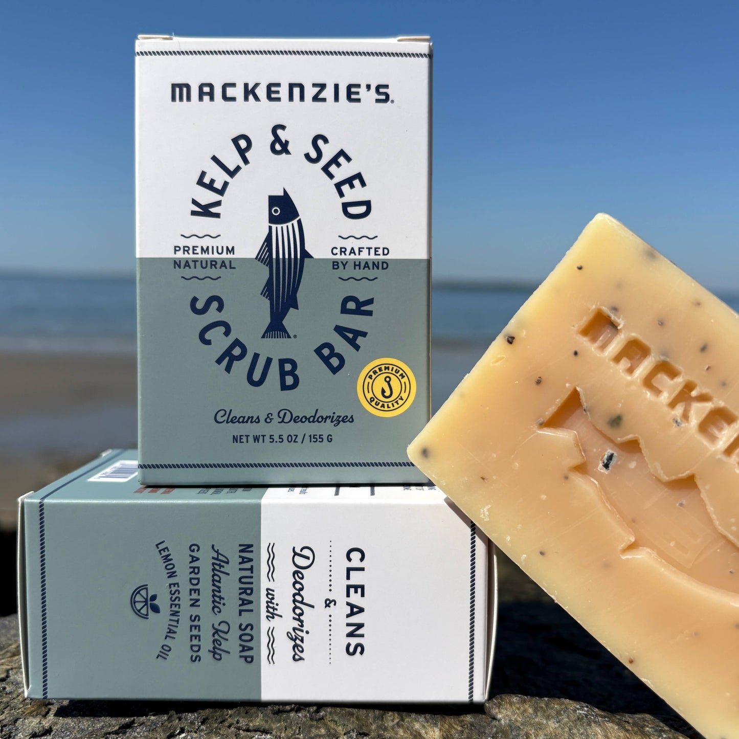 Kelp & Seed Scrub Bar- 5.5 oz