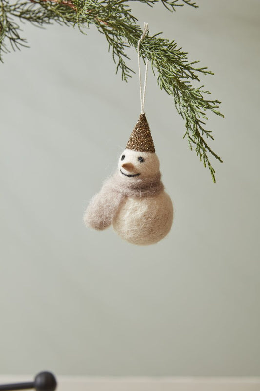 Felt Frosty Ornament