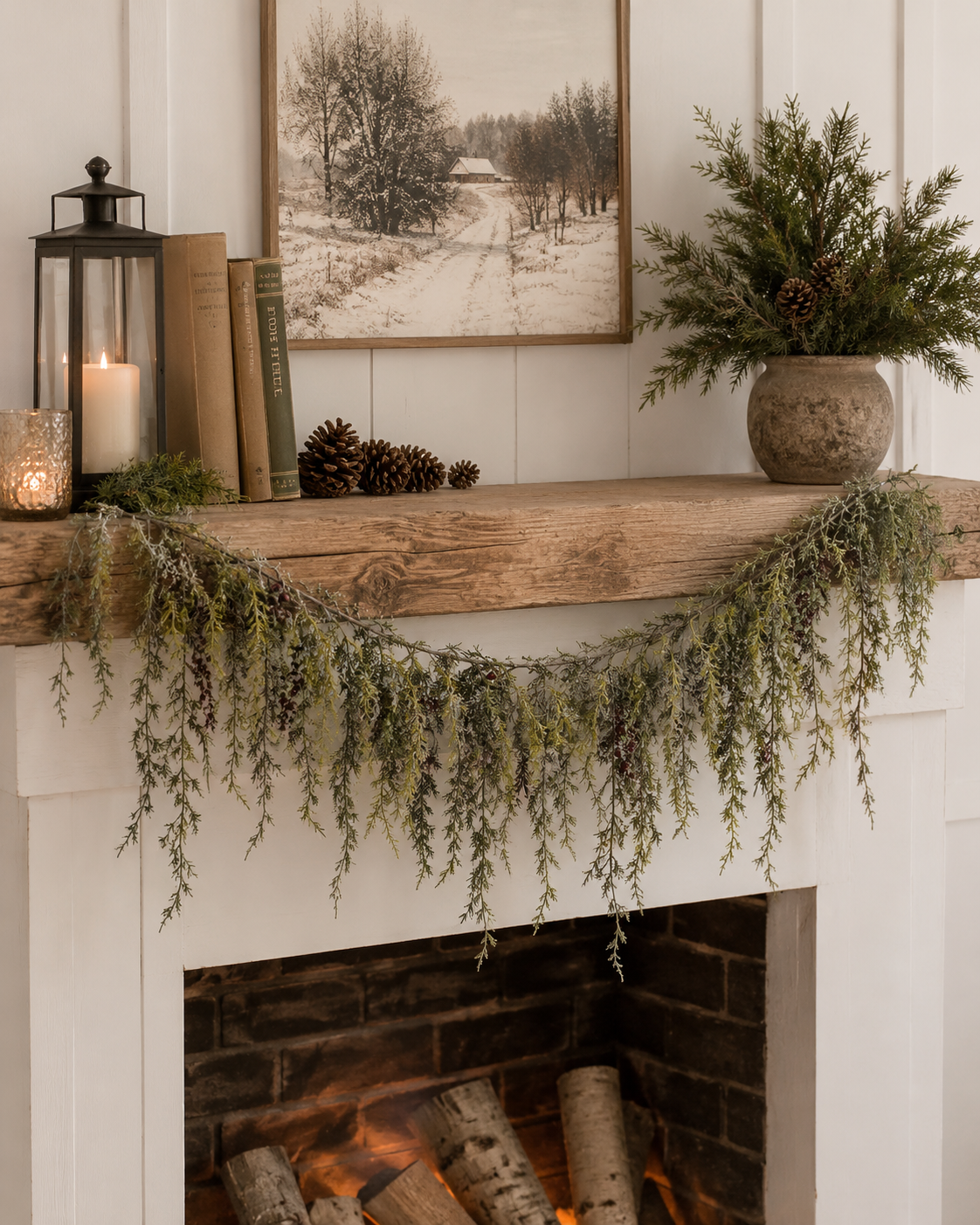 Cedar Berry Garland