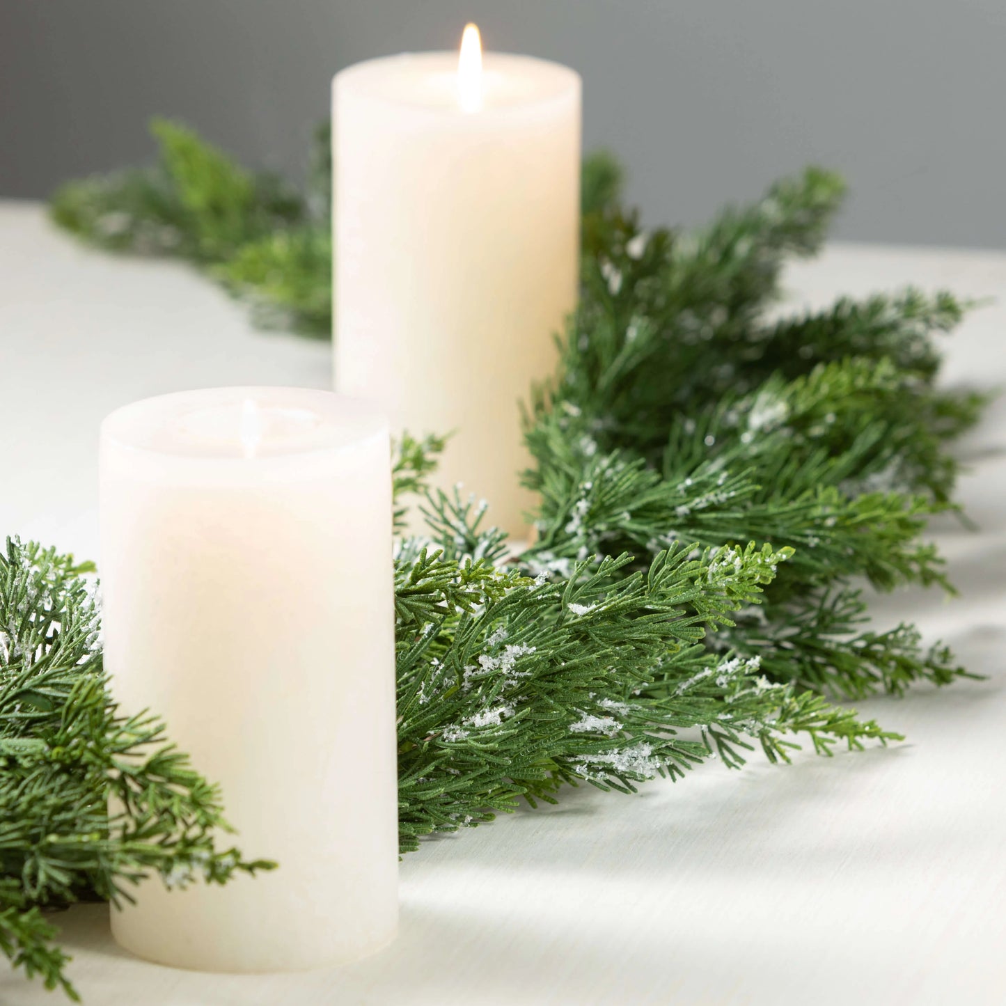 Frosted Cedar Garland