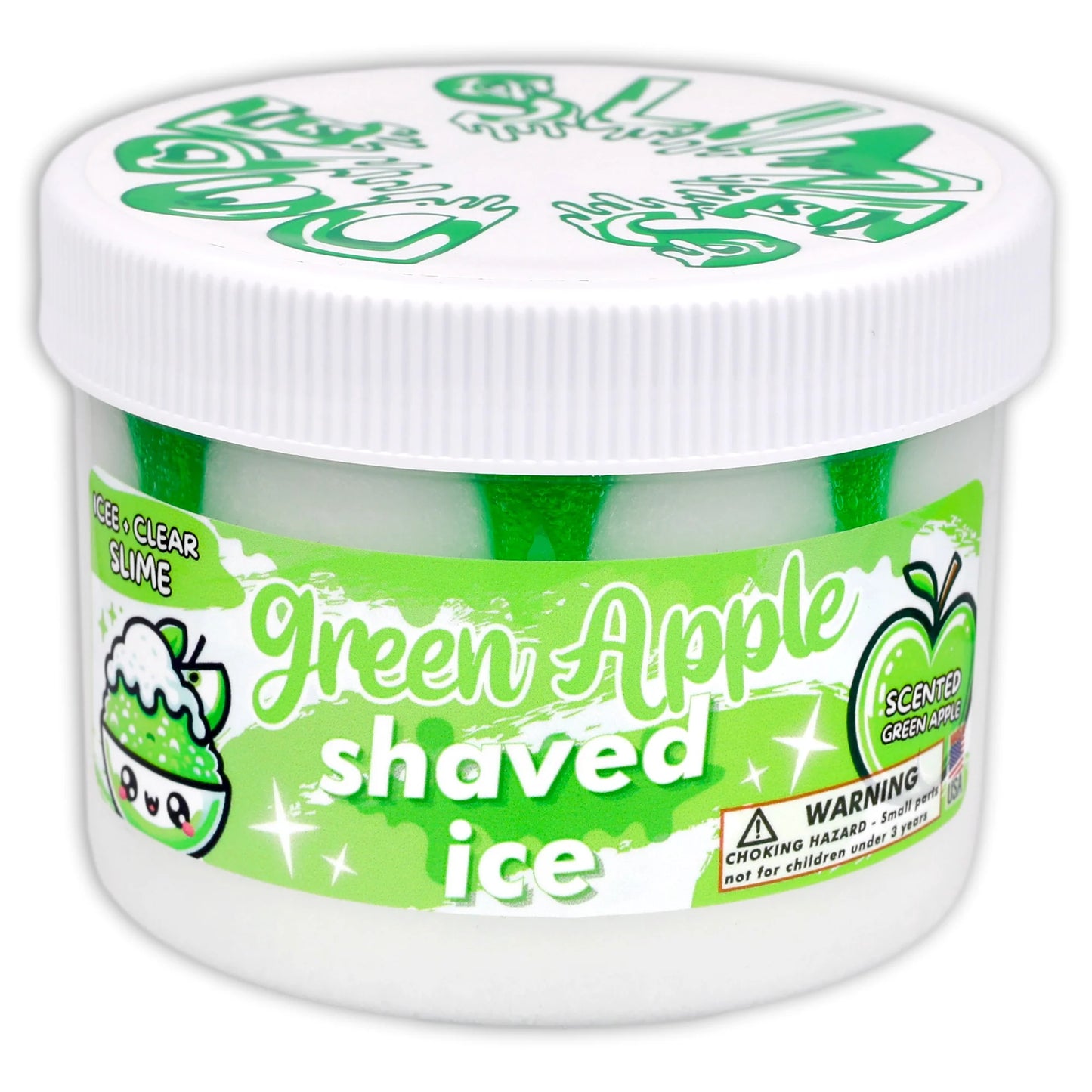 Green Apple Shaved Ice Slime