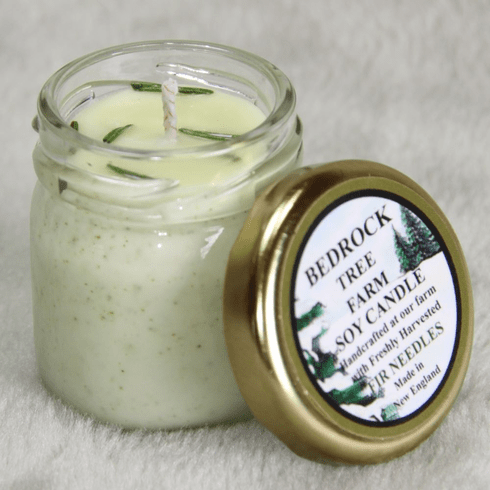 All Natural Fir Needle Candle in Mason Jar