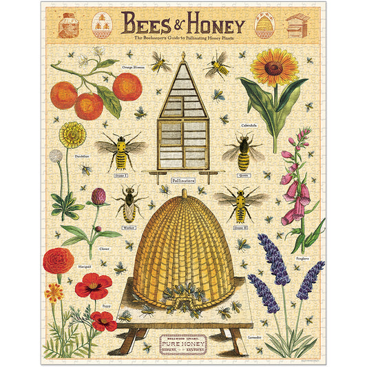 Bees & Honey Vintage Puzzle