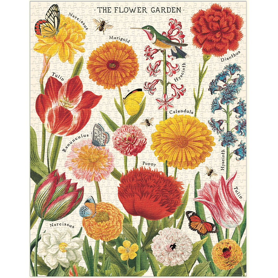 Flower Garden Vintage Puzzle